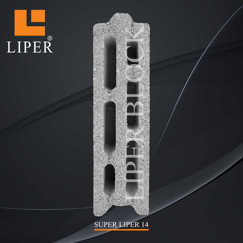 بلوک سوپر لیپر 14 سه جداره